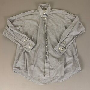 Botany 500 Mens Dress Shirt 16 1/2-34/35‎ Checkered Button Down Long Sleeve